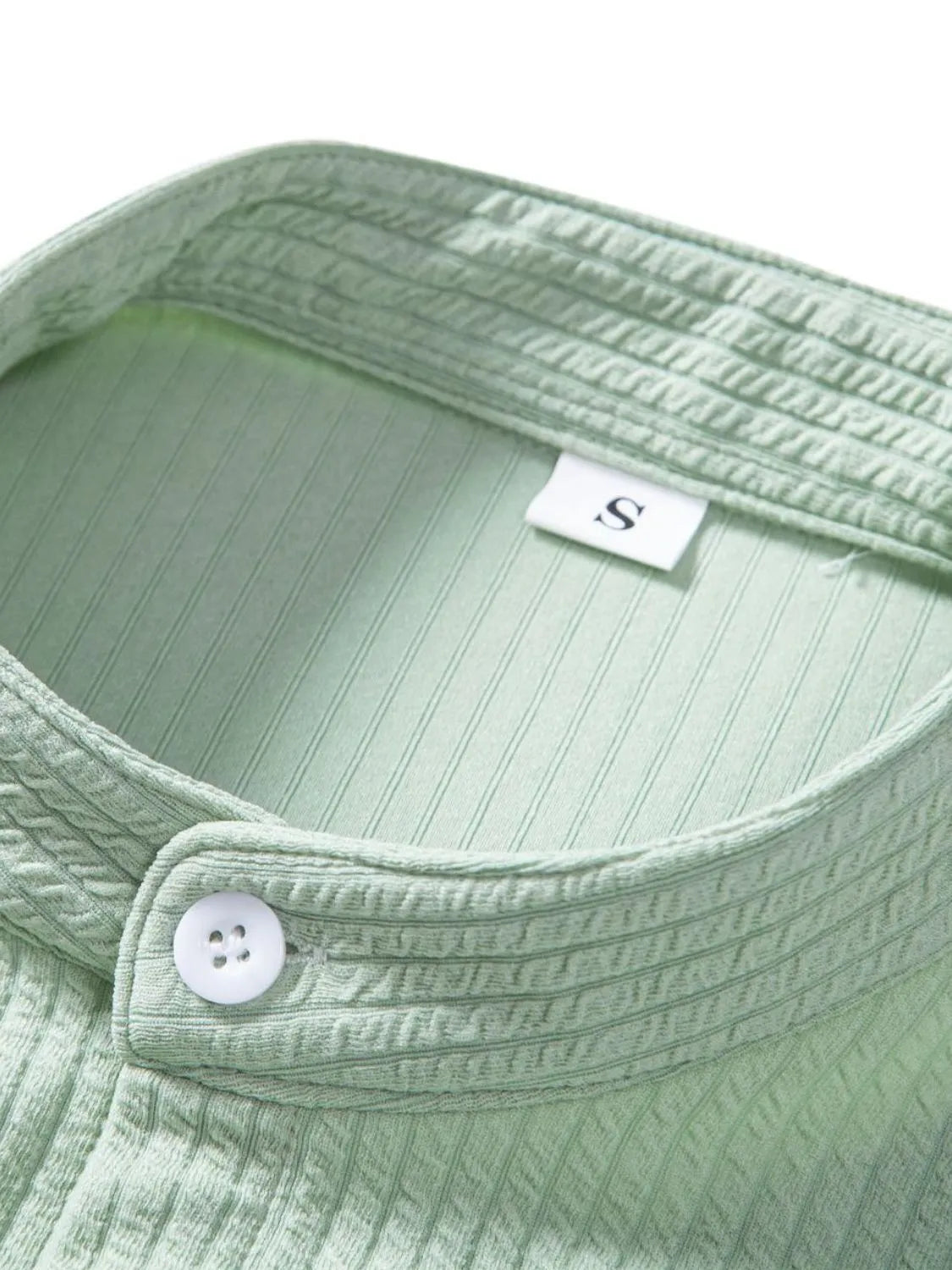 
                  
                    Men's Ribbed Short Sleeve Shirt and Shorts Set.
                  
                