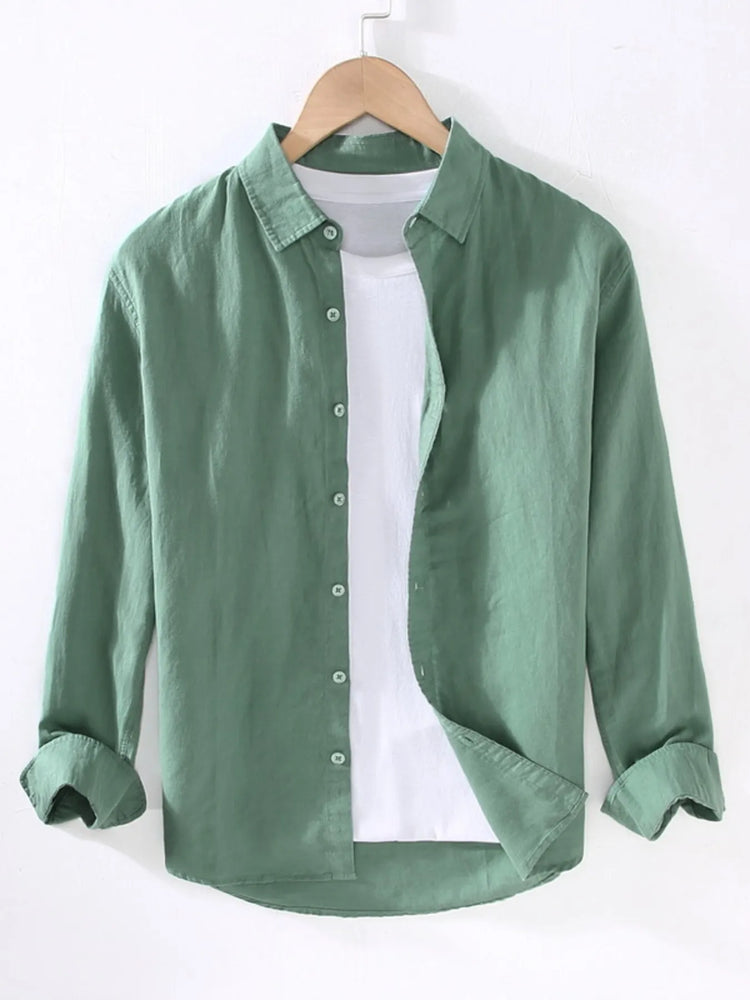 
                  
                    Men's Full Size Casual Long Sleeve Button-Up Shirt Plus Size.
                  
                