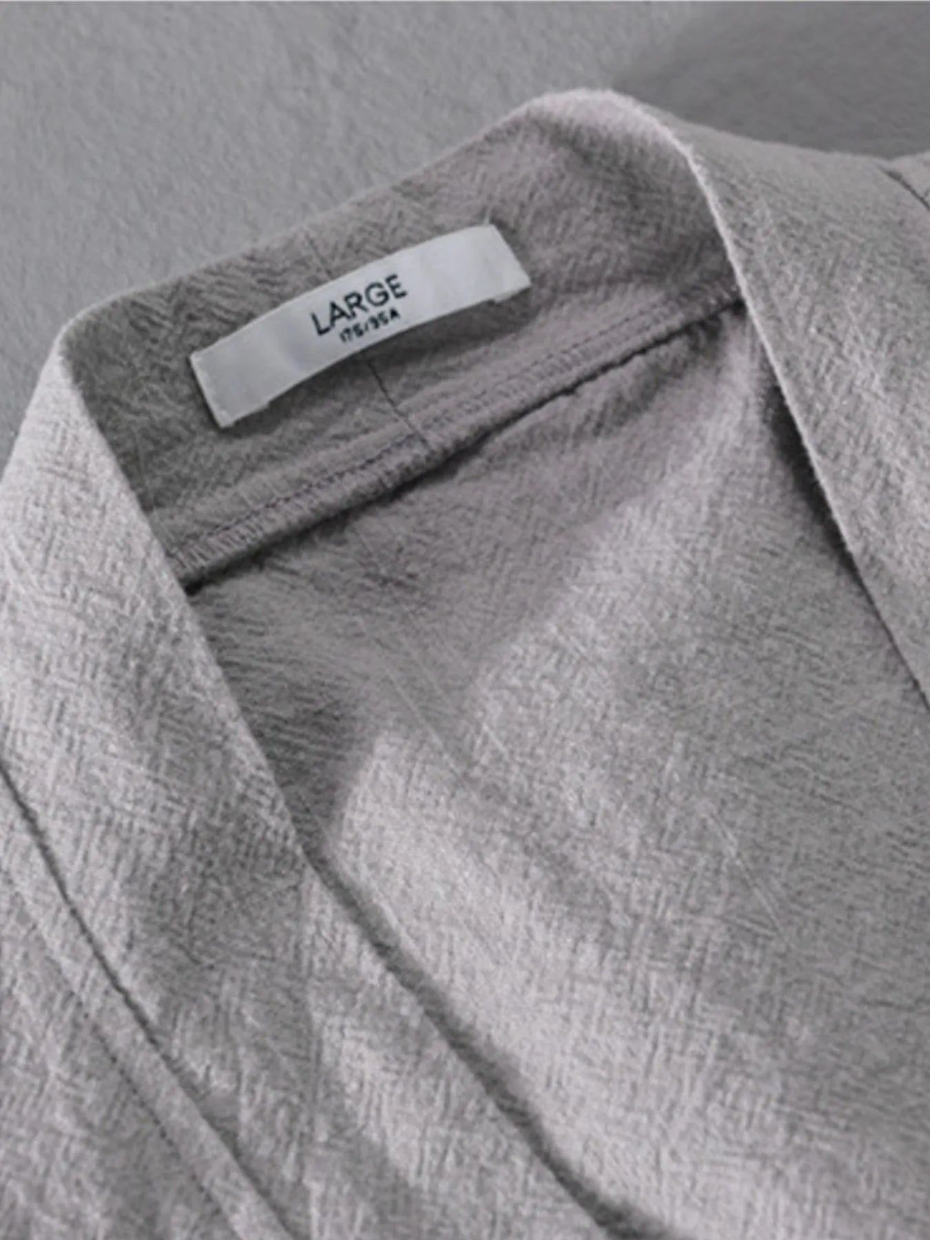 
                  
                    Men's Plus Size Casual Open Front Long Sleeve Top.
                  
                