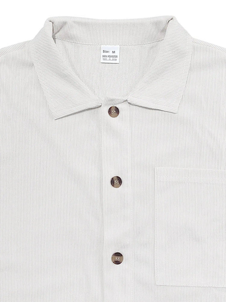 
                  
                    Men's Full Size Button Up Top and Shorts Set Plus Size.
                  
                