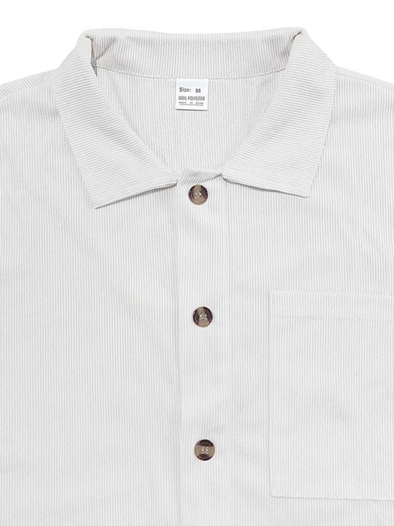 
                  
                    Men's Full Size Button Up Top and Shorts Set Plus Size.
                  
                