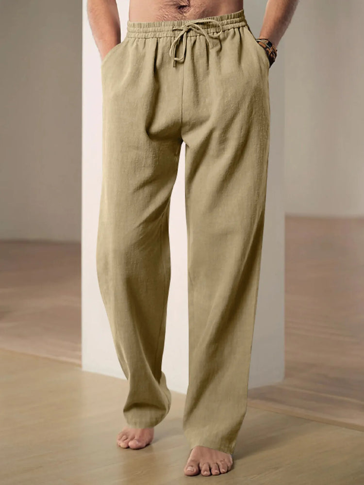 
                  
                    Men's Plus Size Drawstring Loose Fit Pants.
                  
                