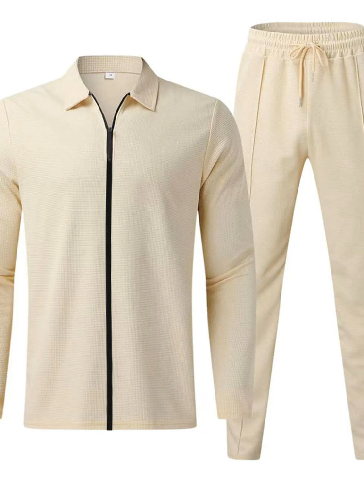 
                  
                    Men's Full Size Zip Up Top and Pants Set Plus Size.
                  
                
