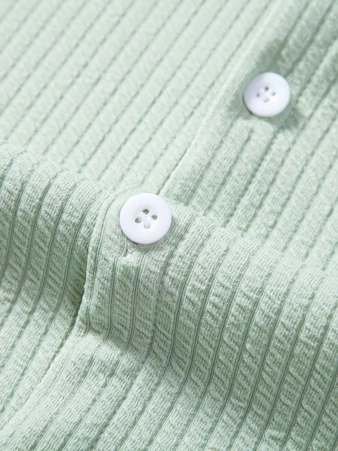 
                  
                    Men's Ribbed Short Sleeve Shirt and Shorts Set.
                  
                