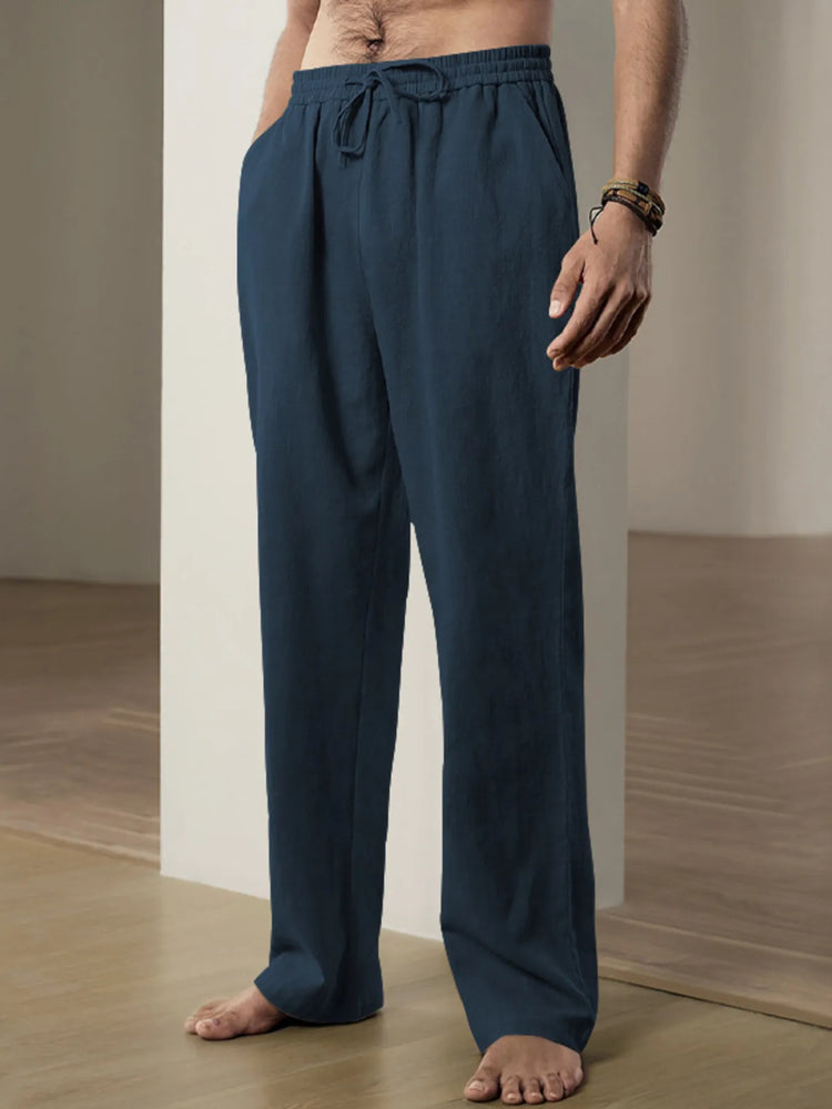 
                  
                    Men's Plus Size Drawstring Loose Fit Pants.
                  
                