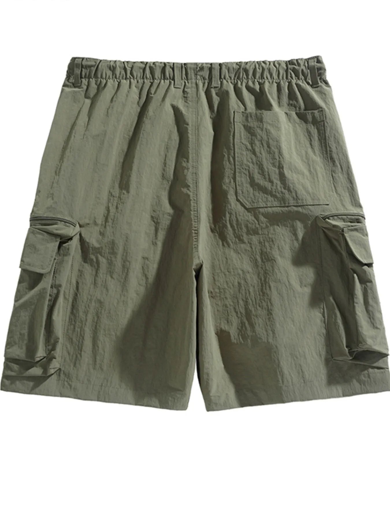 Men's Elastic Waist Cargo Short.