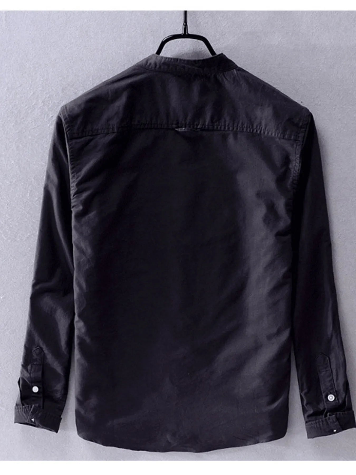 Men's Plus Size Button Up Long Sleeve Shirt.
