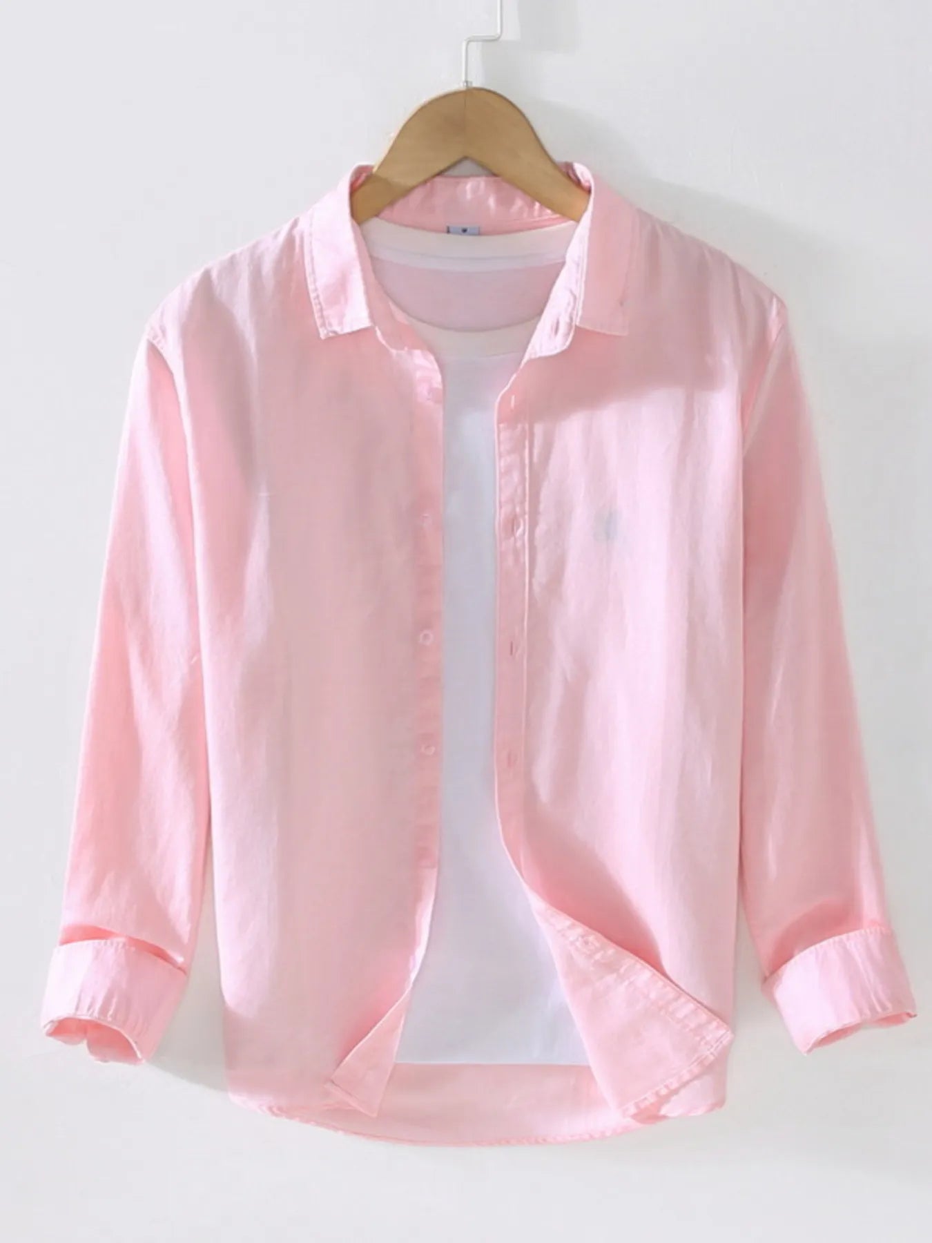 
                  
                    Men's Full Size Casual Long Sleeve Button-Up Shirt Plus Size.
                  
                