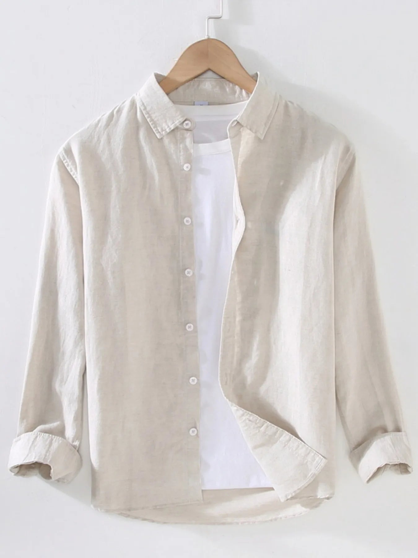 
                  
                    Men's Full Size Casual Long Sleeve Button-Up Shirt Plus Size.
                  
                