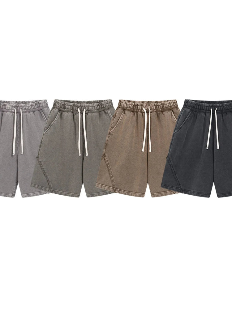 
                  
                    Men's Casual Drawstring Washed Shorts.
                  
                