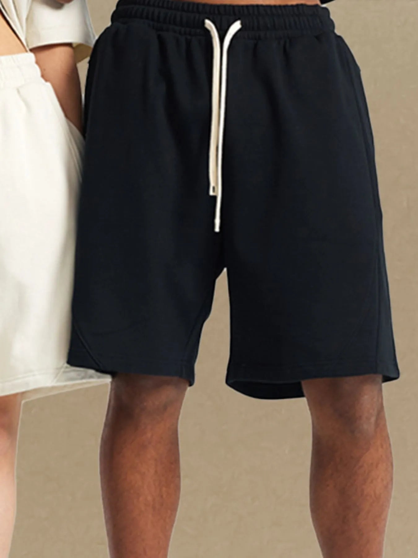 
                  
                    Men's Casual Elastic Waist Shorts.
                  
                