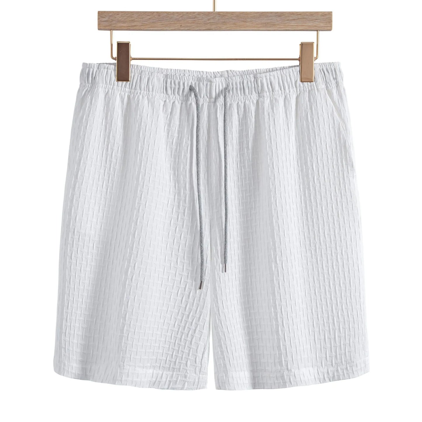 
                  
                    Men's Classic Textured Shorts with Elastic Waist.
                  
                