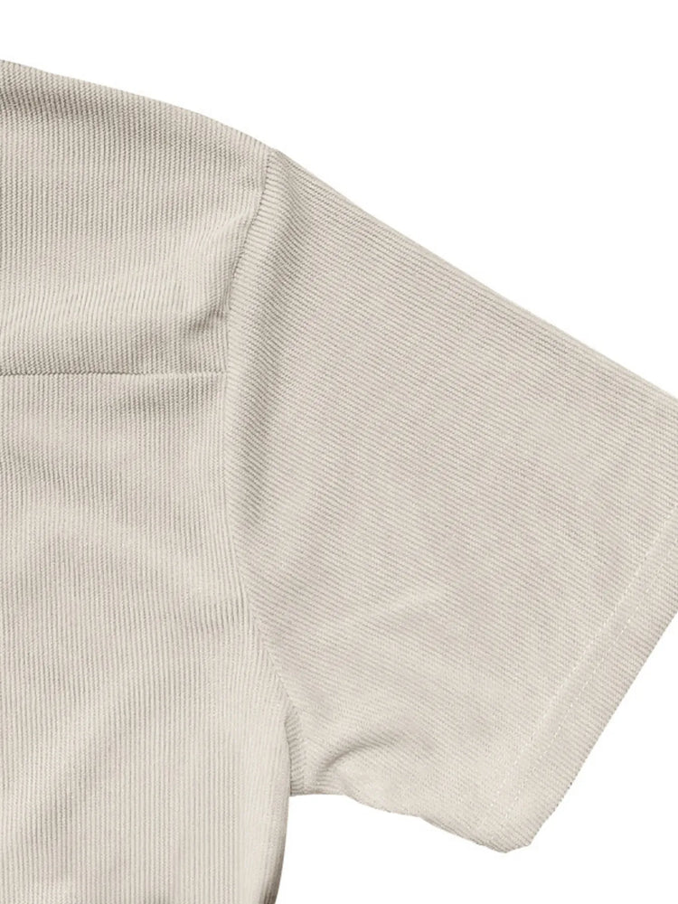 
                  
                    Men's Full Size Quarter Zip Short Sleeve Polo and Pants Set Plus Size.
                  
                