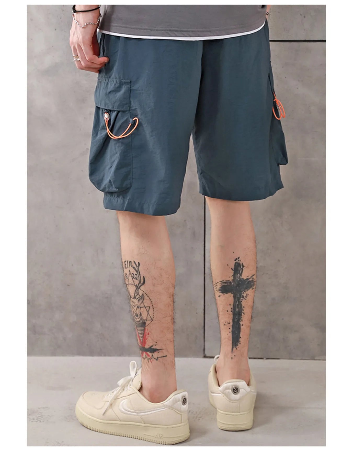 
                  
                    Men's Plus Size Drawstring Cargo Shorts.
                  
                