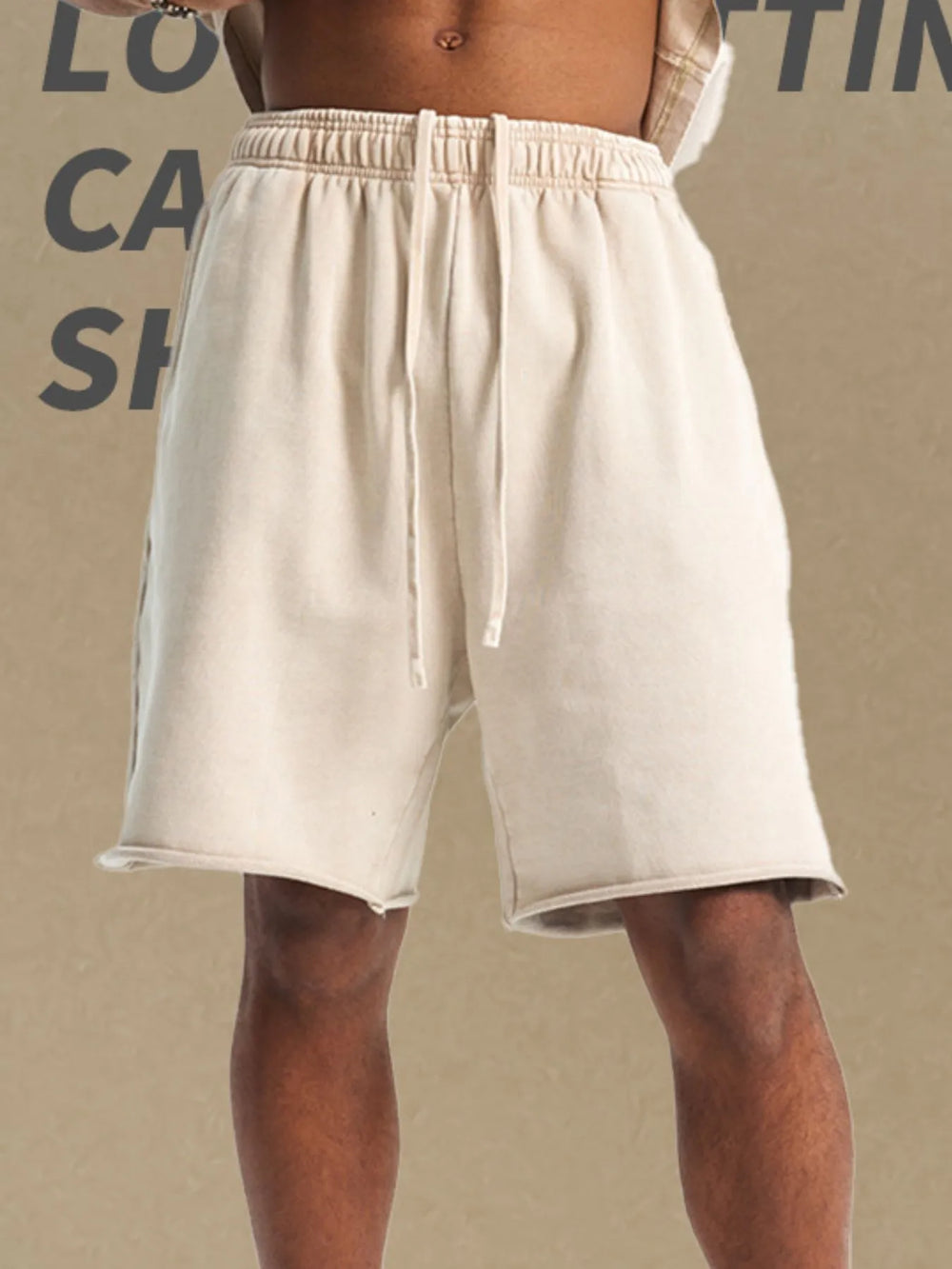 Men's Casual Drawstring Shorts.