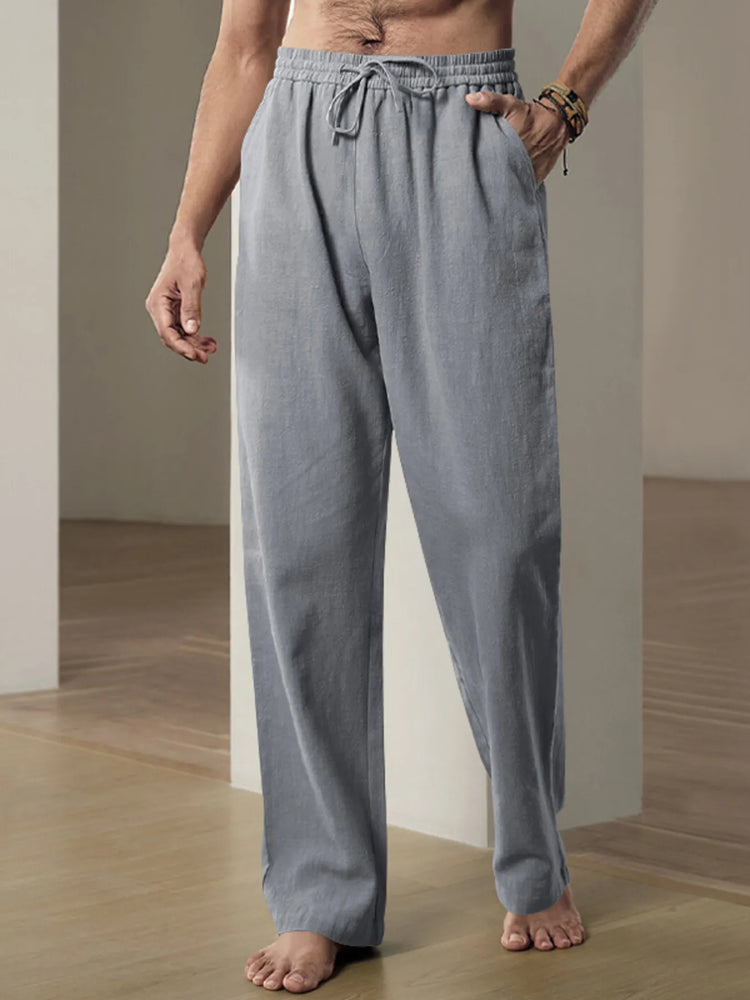 
                  
                    Men's Plus Size Drawstring Loose Fit Pants.
                  
                