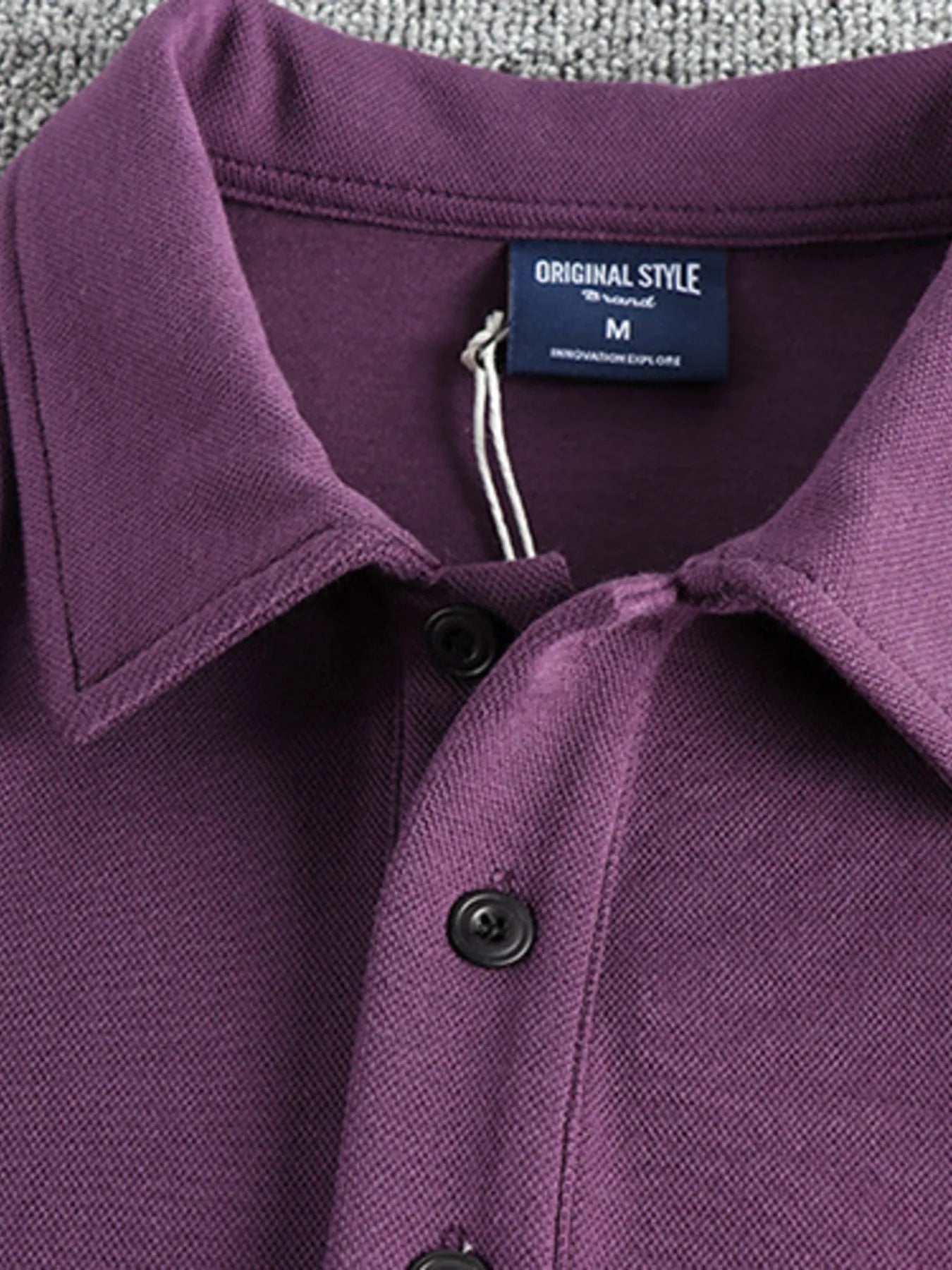 
                  
                    Men's Plus Size Button Detail Short Sleeve Polo.
                  
                
