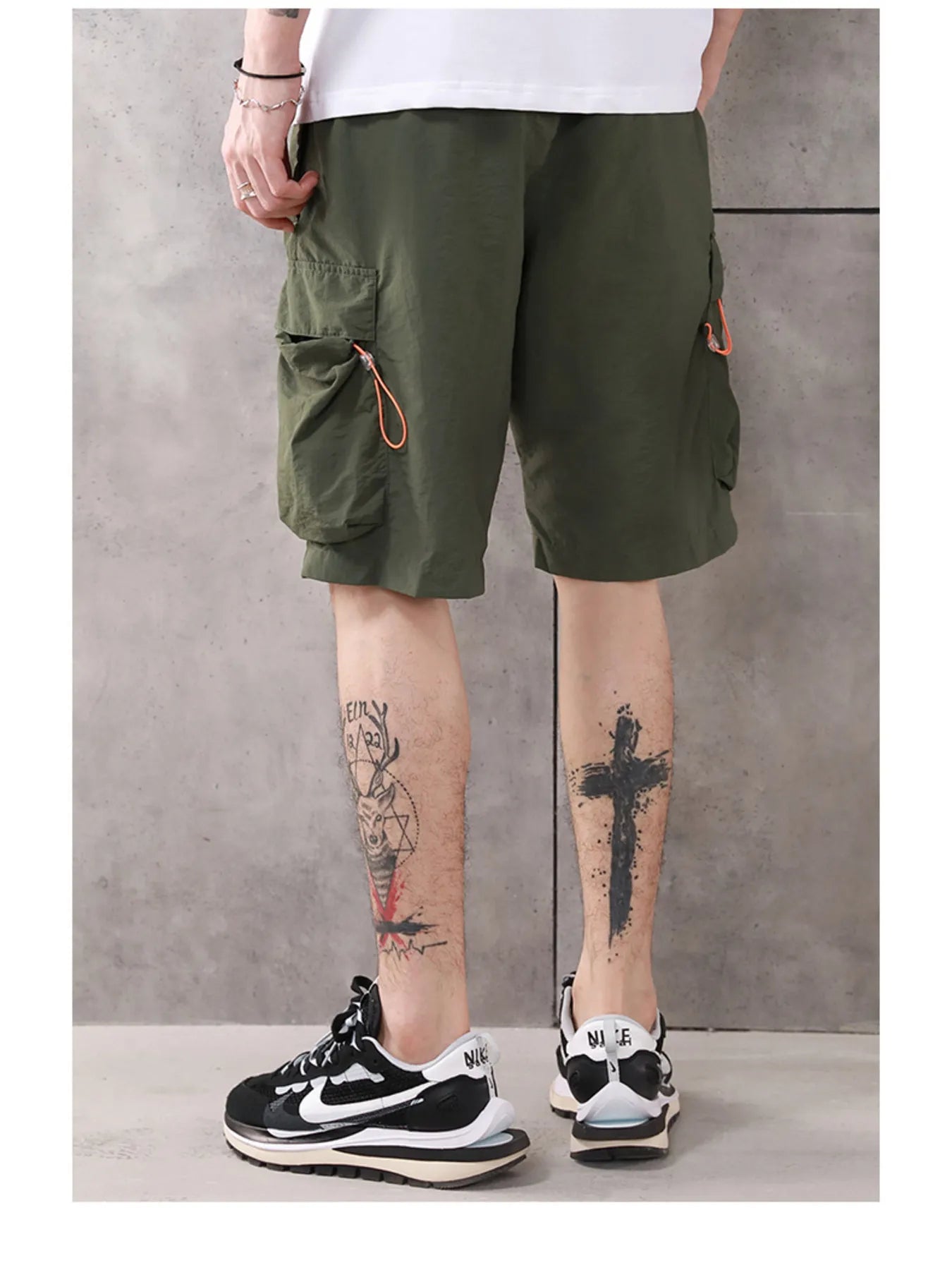 
                  
                    Men's Plus Size Drawstring Cargo Shorts.
                  
                