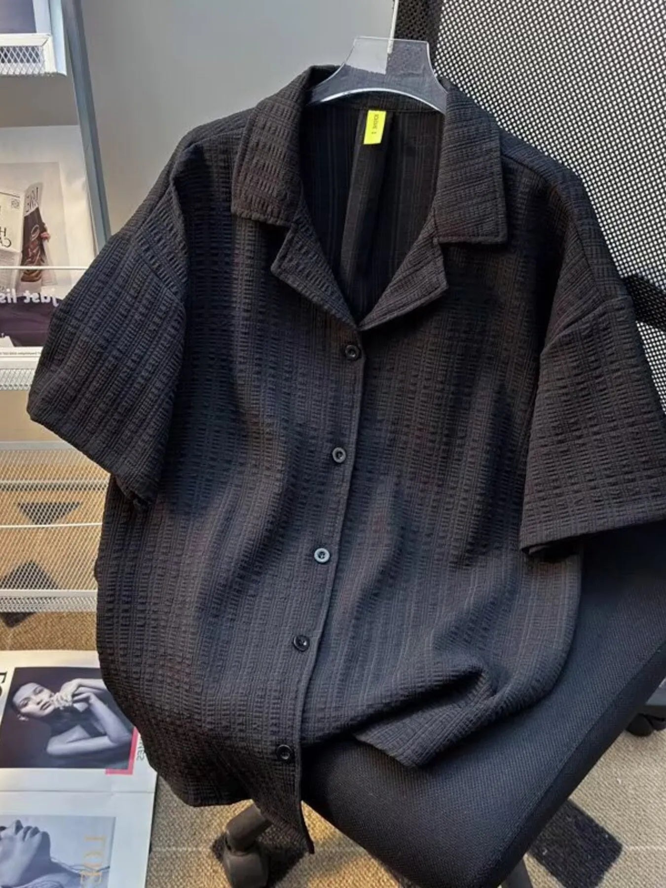 
                  
                    Men's Full Size Casual Short Sleeve Shirt Plus Size.
                  
                