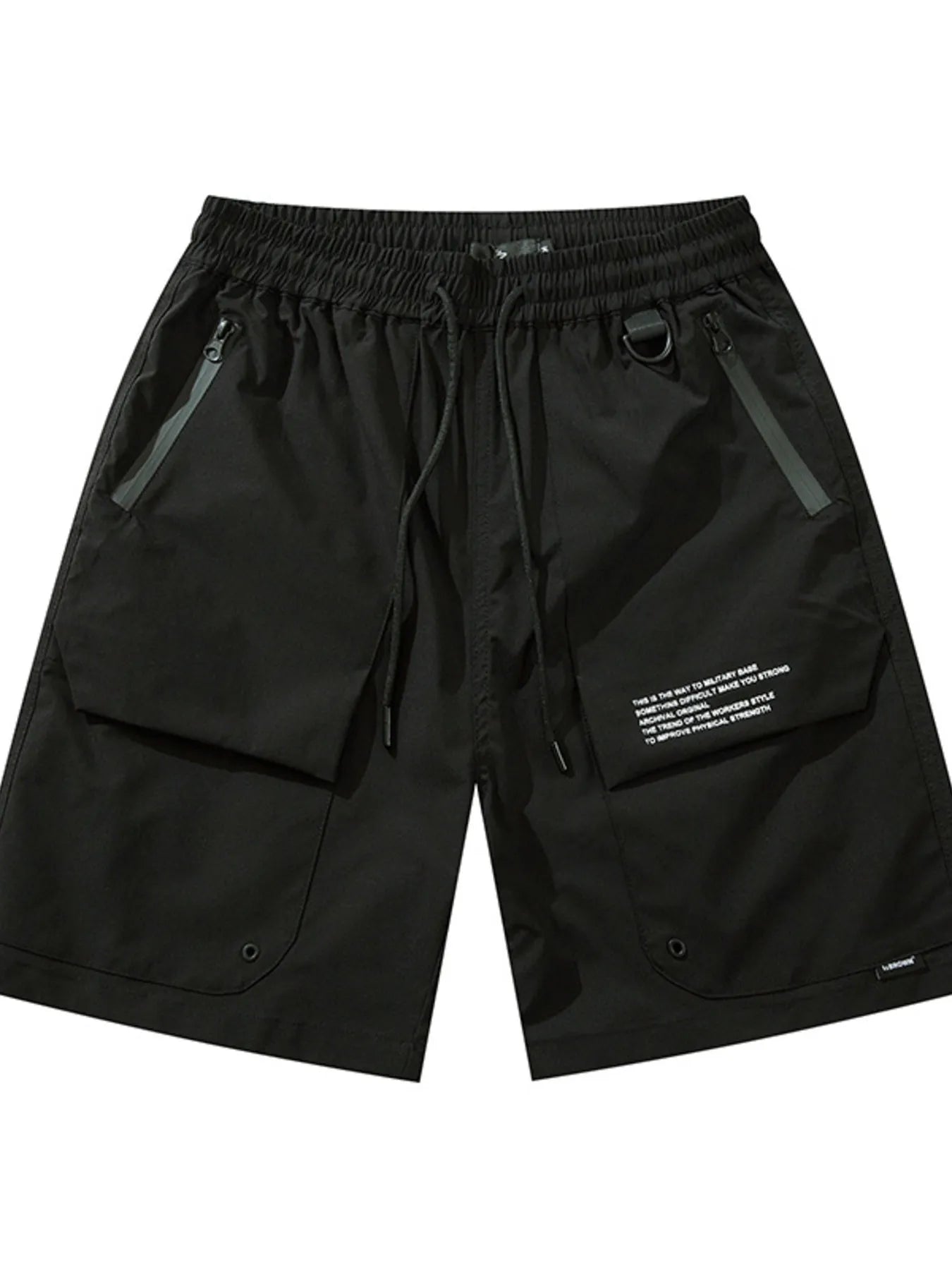 Men's Plus Size Drawstring Shorts.