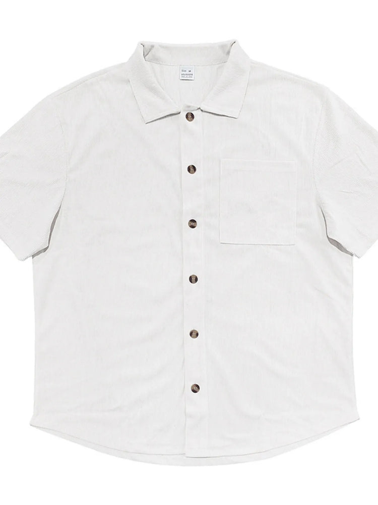 
                  
                    Men's Full Size Button Up Top and Shorts Set Plus Size.
                  
                