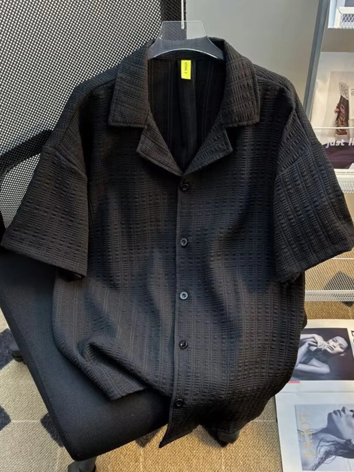 
                  
                    Men's Full Size Casual Short Sleeve Shirt Plus Size.
                  
                